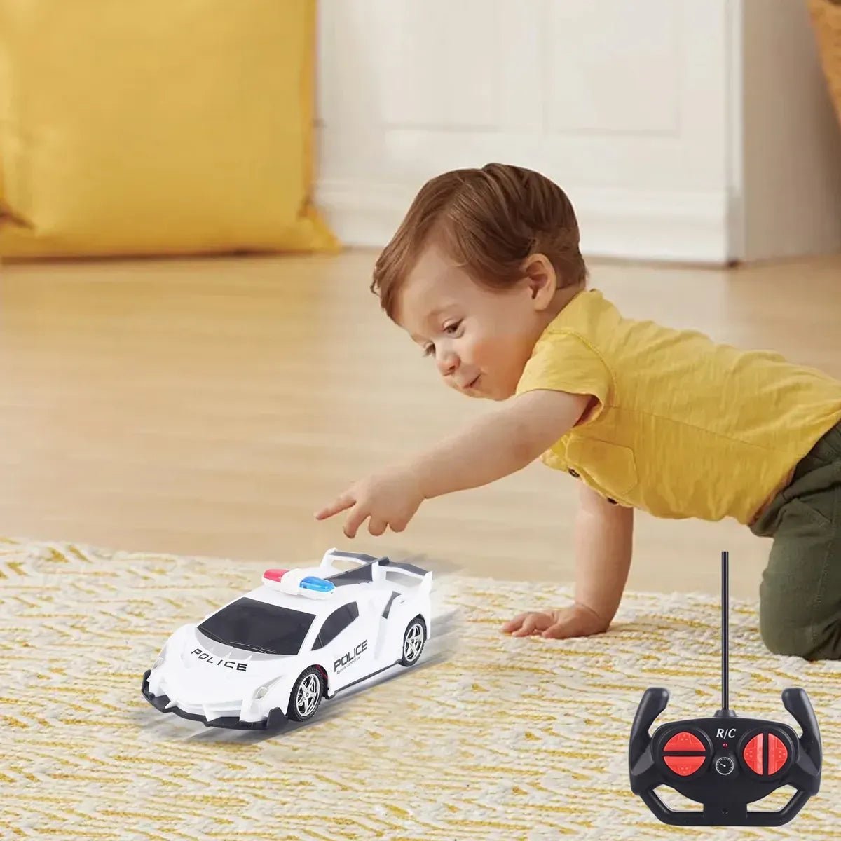 Carro RC Deportivo 2.4G - Policia con control Remoto - Tecnomundointl