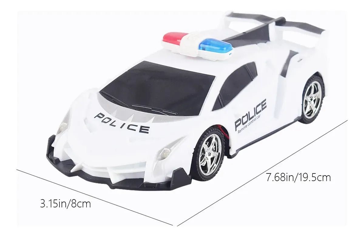 Carro RC Deportivo 2.4G - Policia con control Remoto - Tecnomundointl
