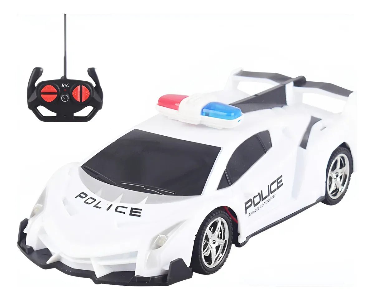 Carro RC Deportivo 2.4G - Policia con control Remoto - Tecnomundointl