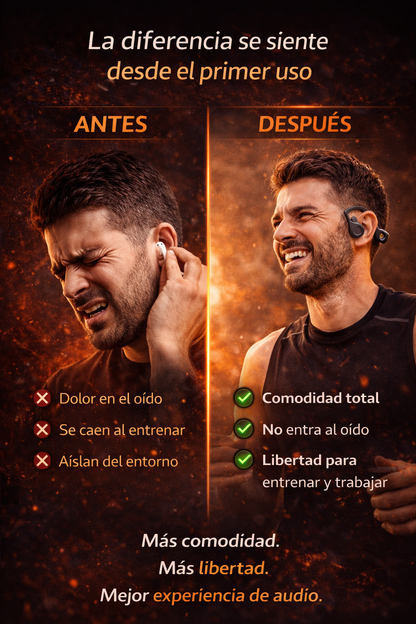 🔥 Audífonos Vidvie BT871 Bluetooth de Conducción Ósea para Deporte y Videollamadas