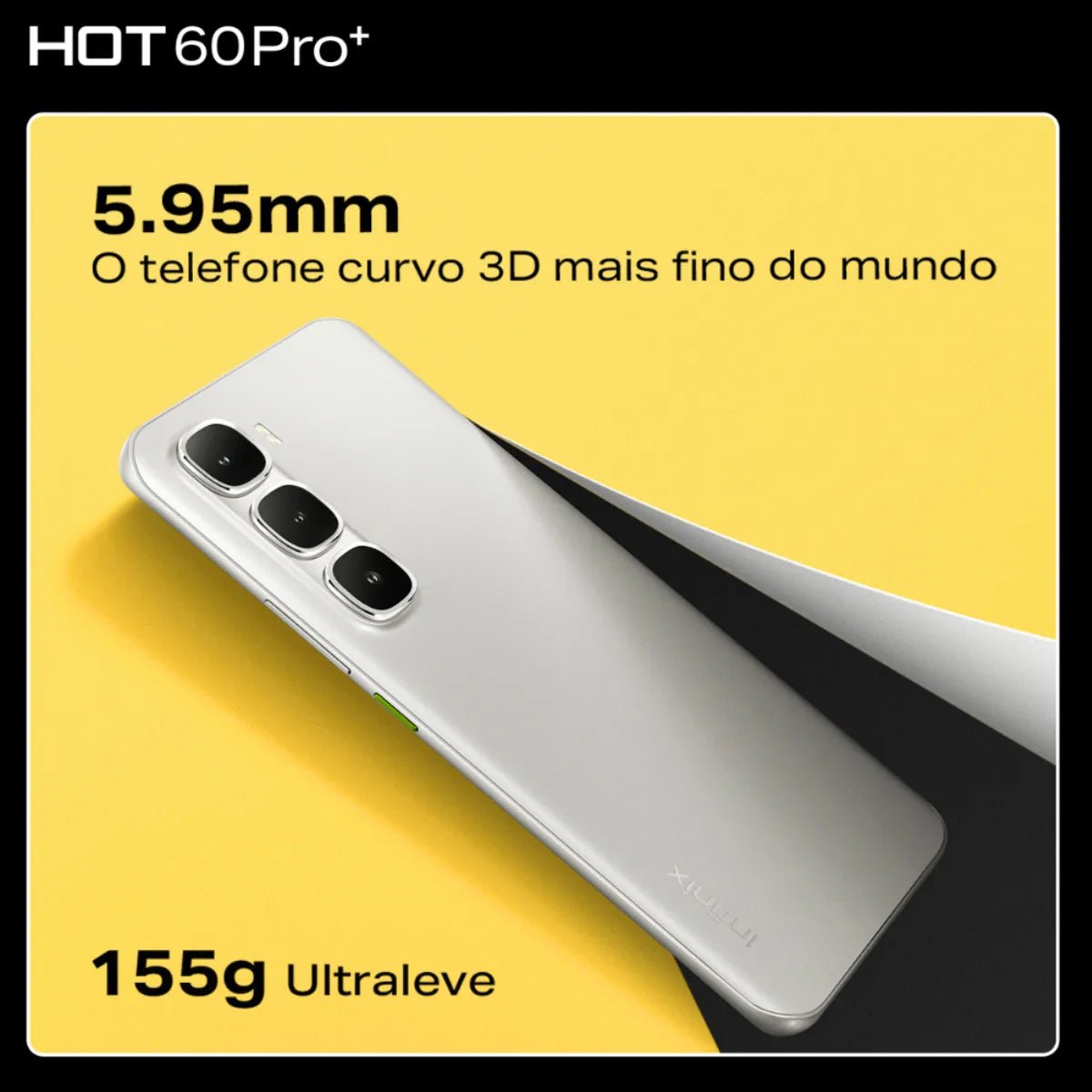 Celular Infinix Hot 60 Pro+ 6.78” IP65 + Obsequio Smartwatch - Earpods - Powerbank - Tecnomundointl