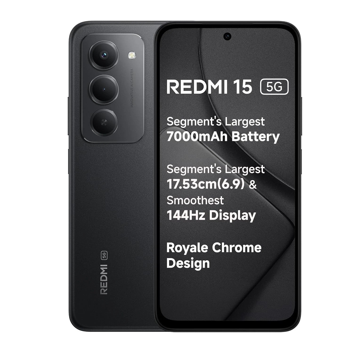 Celular Redmi 15 pantalla 144Hz cámara 50MP batería 7000mAh alto rendimiento - Tecnomundointl