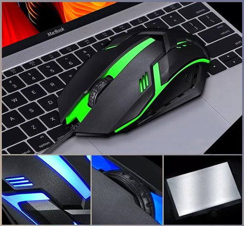 Combo Gamer T - WOLF TF270 RGB con Teclado Retro y Mouse Preciso - Tecnomundointl