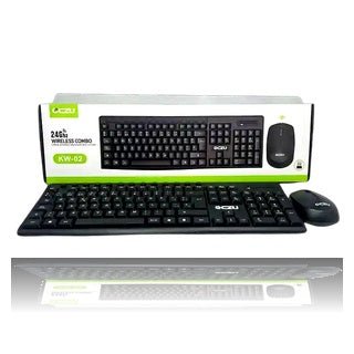 Combo Teclado y Mouse Inalámbrico OCZU KW - 02 2.4GHz - Tecnomundointl