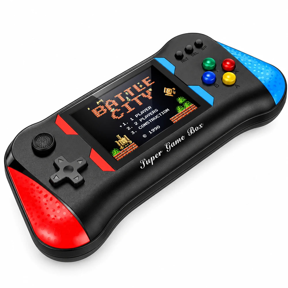 SUP Game Box X7M 500 en 1 – Consola Portátil Retro con Pantalla HD y 2 Jugadores