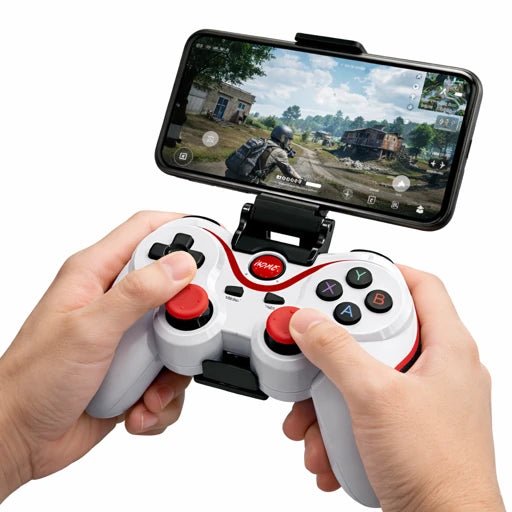 Control Gamepad Bluetooth X3 Inalámbrico para Celular, PC y TV con Soporte - Tecnomundointl