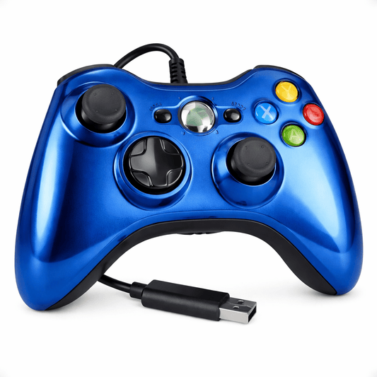 Control inalámbrico Compatible Xbox 360 con Cable para PC y Consola | Doble Vibración - Tecnomundointl