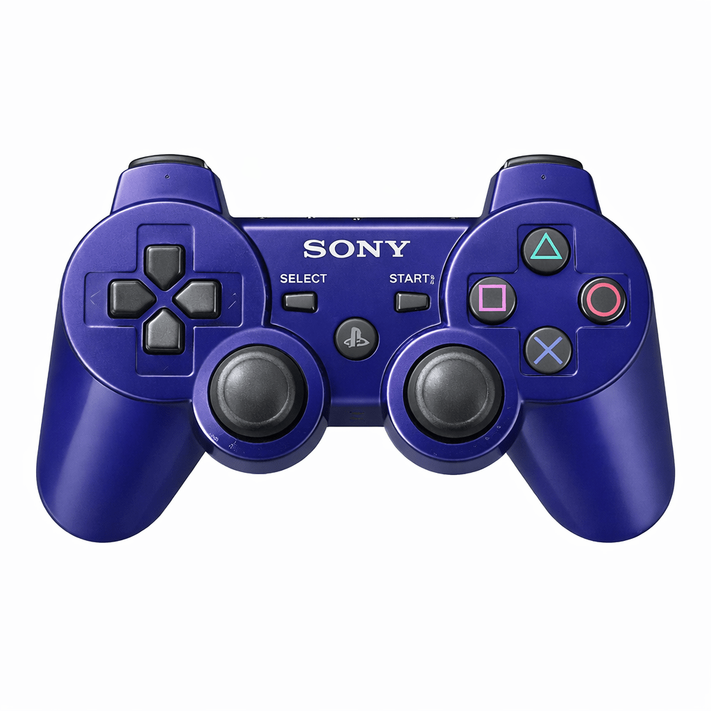 Control Inalámbrico PS3 Bluetooth Doble Vibración Azul | Compatible Con PlayStation 3 DualShock 3 - Tecnomundointl