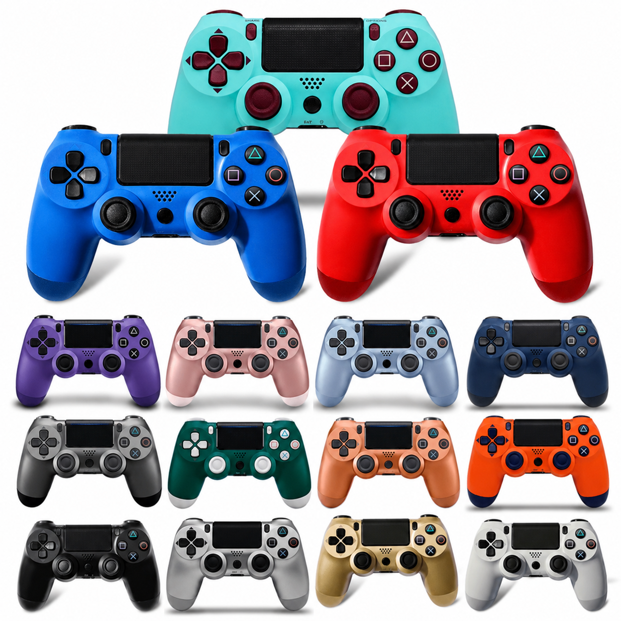Control Inalámbrico DualShock 4 – Gamepad - Compatible Playstation 4-PS4 / PC por modo Bluetooth