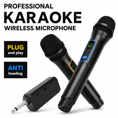 Micrófono Inalámbrico Nobrand W6 Dinámico Cardioide para Karaoke