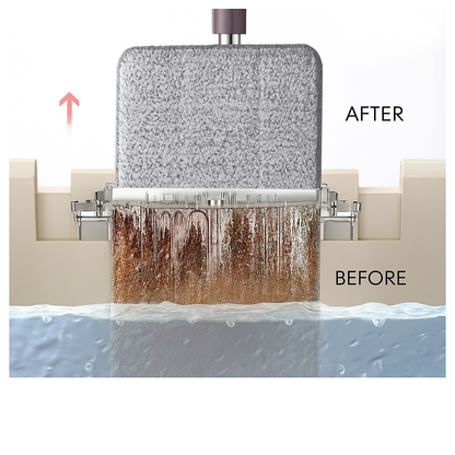 Trapero de Microfibra con Cubo Automático para Limpieza sin Esfuerzo