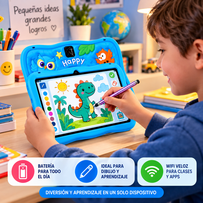 Tablet Infantil Mobula M26 7" 3GB RAM WiFi Control Parental para Niños