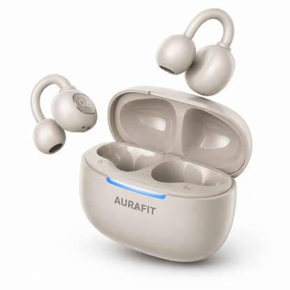 Audífonos Bluetooth AuraFit AuraBuds FW5 Bluetooth 6.0 ENC HiFi con Ganchos Deportivos