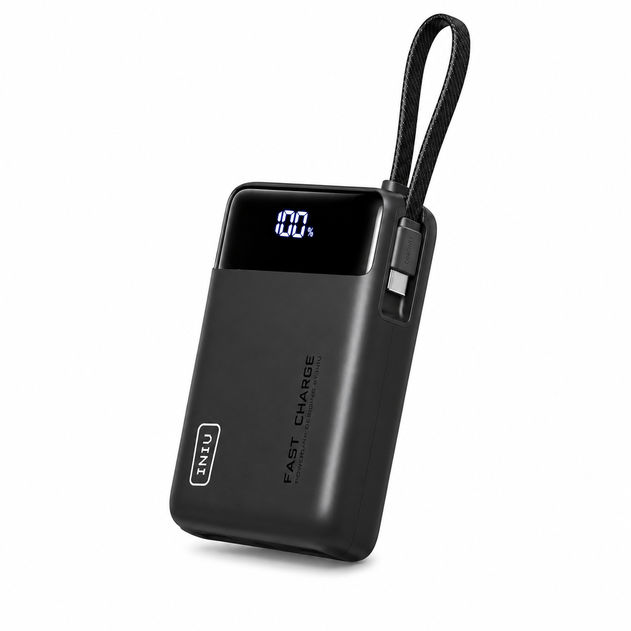 Power Bank INIU 20000mAh 45W Carga Rápida USB-C Cable Integrado
