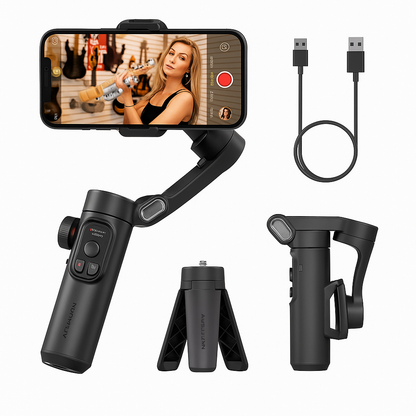 Estabilizador Aochuan Smart XE | Gimbal 3 Ejes con Mando Bluetooth Pro