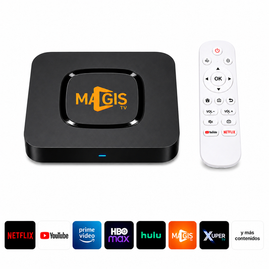 TV Box Universal 4K Streaming Compatible con Magis tv / Xuper estilo watch onn