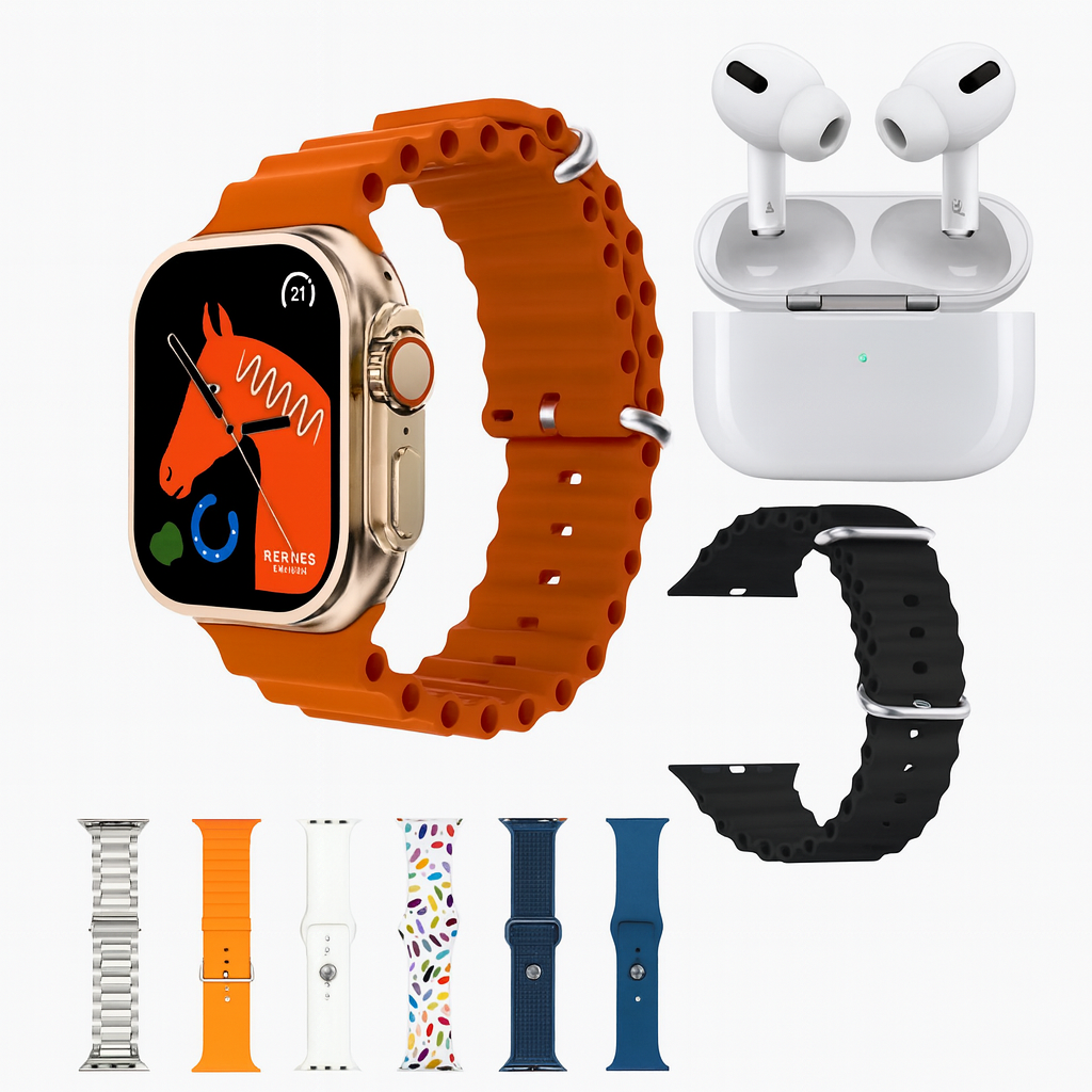 Smartwatch i9 Ultra 2 2.3” Infinite Display con Airpods S2 y 7 Pulsos