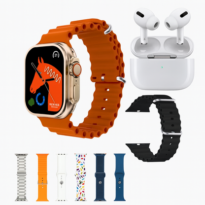 Smartwatch i9 Ultra 2 2.3” Infinite Display con Airpods S2 y 7 Pulsos