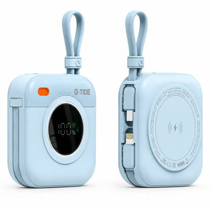 Cargador portatil Power Bank Magnético Multi X1 10000mAh Carga Inalámbrica 15W Portátil G-TiDE