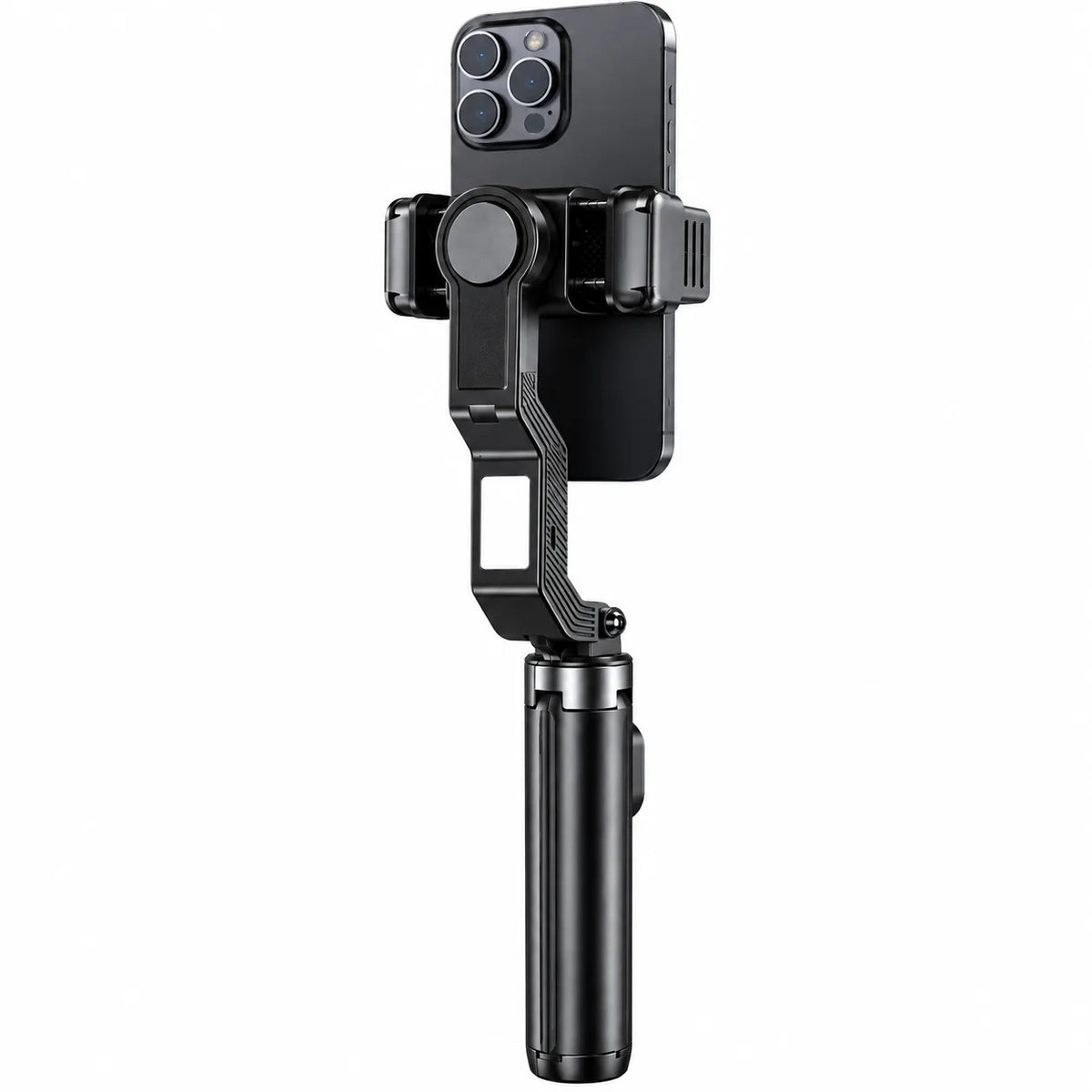 Estabilizador para Celular Q31 con Trípode, Luz LED y Control Remoto