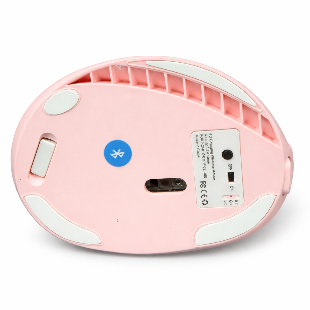 Mouse Ergonómico Vertical Inalámbrico Recargable Bluetooth 2.4G y USB Dongle – Anti Dolor Muñeca y Túnel Carpiano