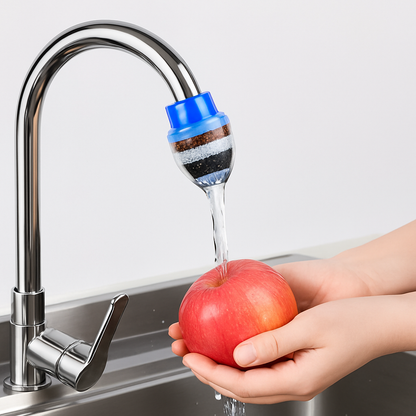 Filtro Purificador de Grifo con Carbón Activado para Agua Limpia