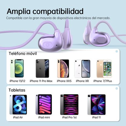 Audífonos Bluetooth Óseos Deportivos Impermeables G-tide Ac01 8H Sonido HD