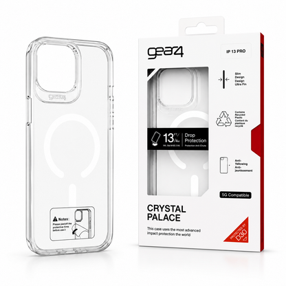 Estuche Gear4 Crystal MagSafe para iPhone Case Transparente Alta Calidad - Carcasa - Funda.