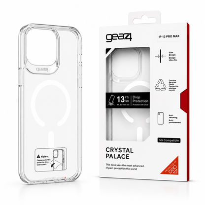 Estuche Gear4 Crystal MagSafe para iPhone Case Transparente Alta Calidad - Carcasa - Funda.