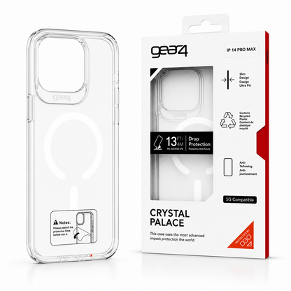 Estuche Gear4 Crystal MagSafe para iPhone Case Transparente Alta Calidad - Carcasa - Funda.