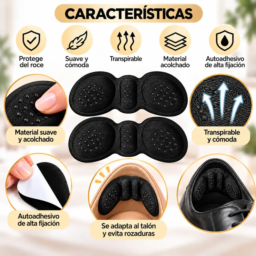 Almohadillas Klap para Talón Antirrozaduras – Camina con Comodidad y Sin Dolor