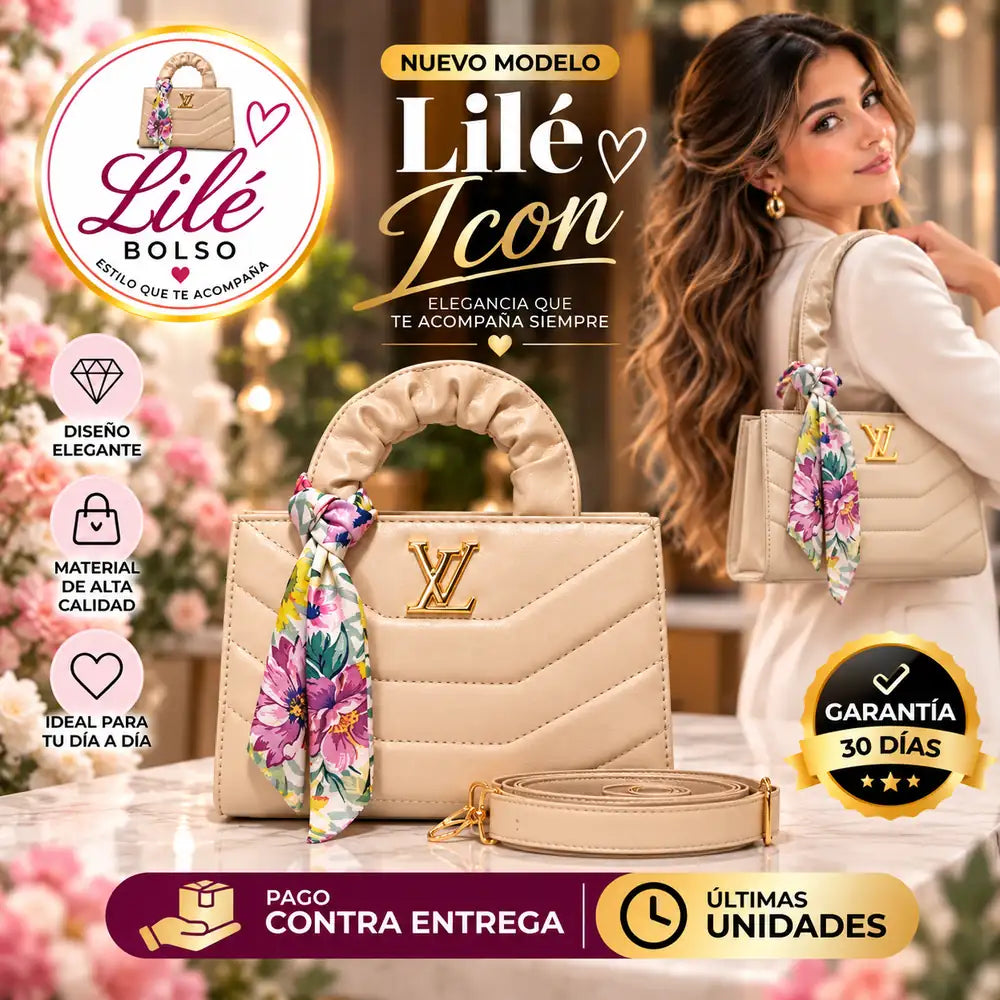 BOLSO PARA DAMA ELEGANCIA Y ESTILO QUE TE ACOMPAÑAN de Lile Bolso