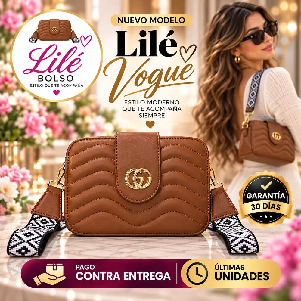 BOLSO PARA DAMA ELEGANCIA Y ESTILO QUE TE ACOMPAÑAN de Lile Bolso