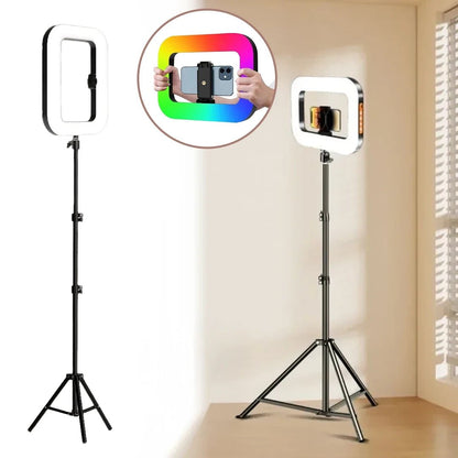 Luz YM200 RGB Video Profesional 8000mAh con Paneles Ajustables - Tecnomundointl