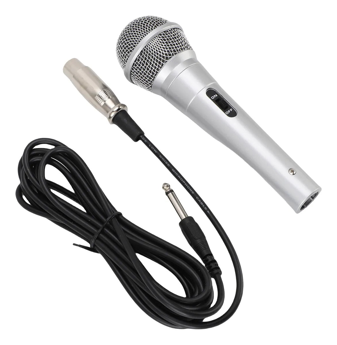 Micrófono Dinámico Cardioide 6.5mm Profesional para Karaoke y Escenario - Tecnomundointl