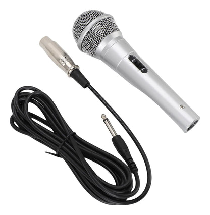 Micrófono Dinámico Cardioide 6.5mm Profesional para Karaoke y Escenario - Tecnomundointl