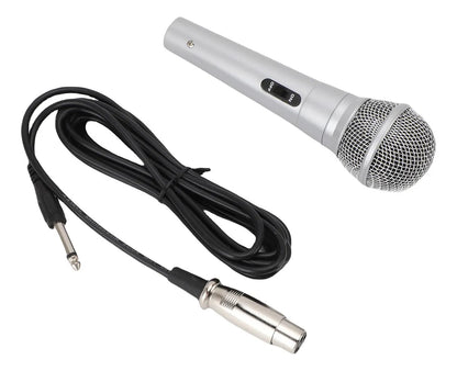 Micrófono Dinámico Cardioide 6.5mm Profesional para Karaoke y Escenario - Tecnomundointl
