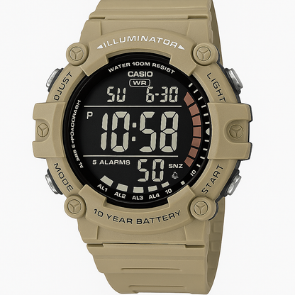 Reloj Casio Deportivo con Luz LED y Batería de 10 Años