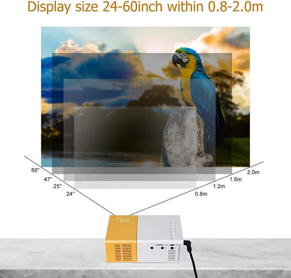 Mini Proyector De Video Lcd Led Full Color Led Meer Yg300 Pa - Tecnomundointl