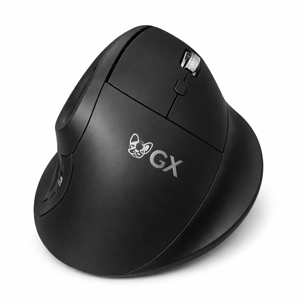 Mouse Ergonómico Vertical Inalámbrico Recargable Bluetooth 2.4G y USB Dongle – Anti Dolor Muñeca y Túnel Carpiano - Tecnomundointl