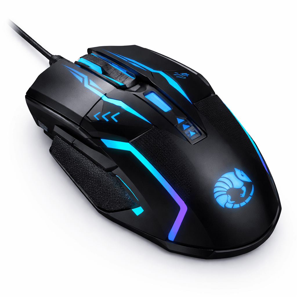 Mouse Gamer RAIKU G702 Iluminado RGB para PC – Alta Precisión - Tecnomundointl