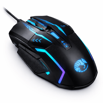 Mouse Gamer RAIKU G702 Iluminado RGB para PC – Alta Precisión - Tecnomundointl