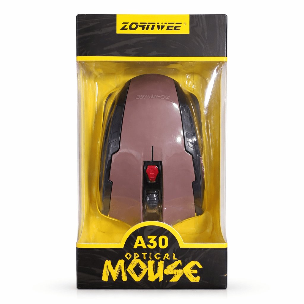 Mouse Optico Inalámbrico ZORNWEE A30 – Alta Precisión para PC y Laptop - Tecnomundointl