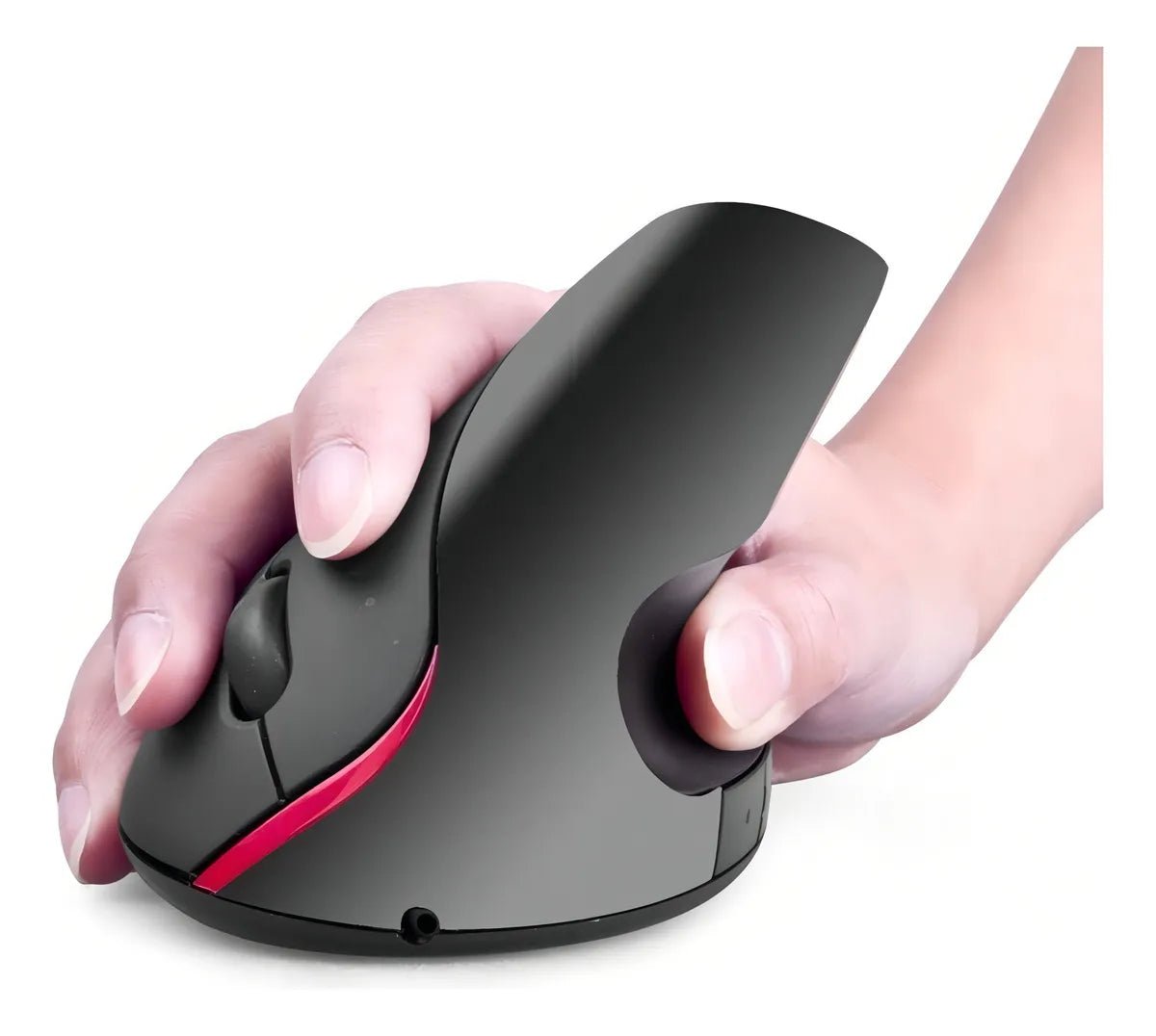 Mouse Vertical Inalámbrico Ergonómico 2400 DPI Recargable USB Profesional - Tecnomundointl