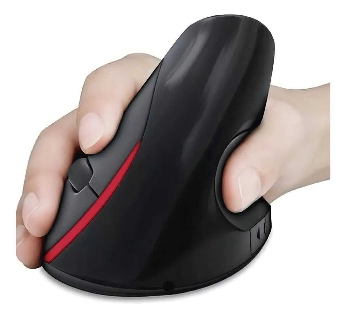 Mouse Vertical Inalámbrico Ergonómico 2400 DPI Recargable USB Profesional - Tecnomundointl