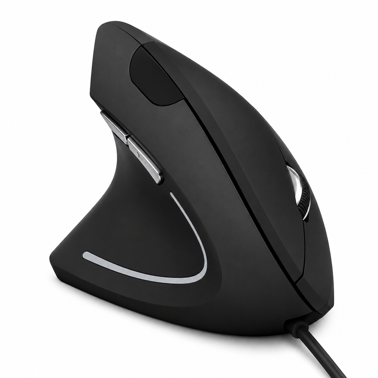 Mouse Ergonómico alambrico Vertical Mano Izquierda ( zurdo ) USB 1600 DPI Gamer