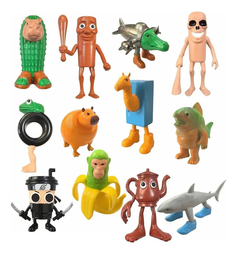 Pack x2 - Juguetes Italian Brainrot Sorpresa – Figuras Aleatorias - Tecnomundointl