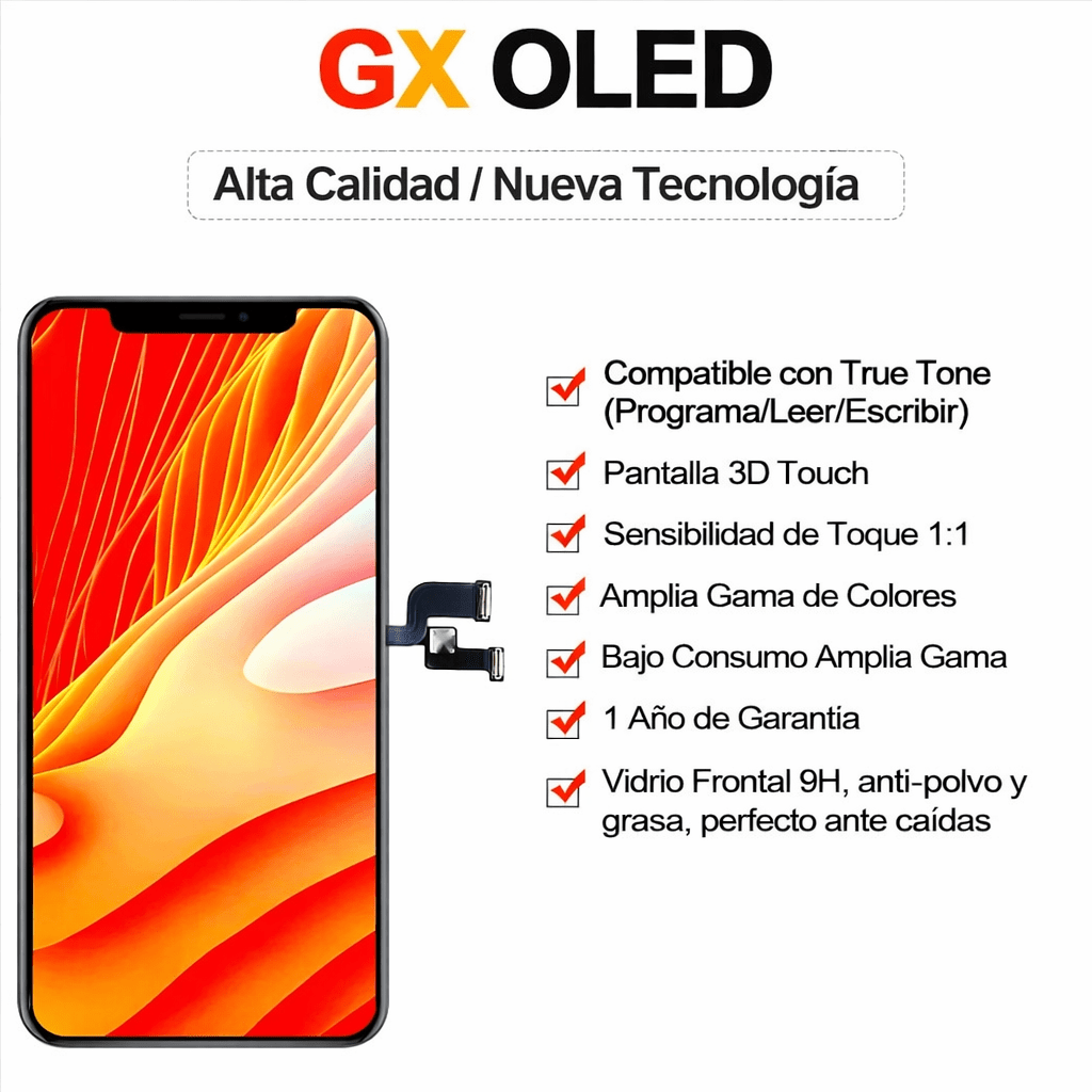 Pantalla Amoled GX Completa Para iPhone 13 Y iPhone 14 - Tecnomundointl