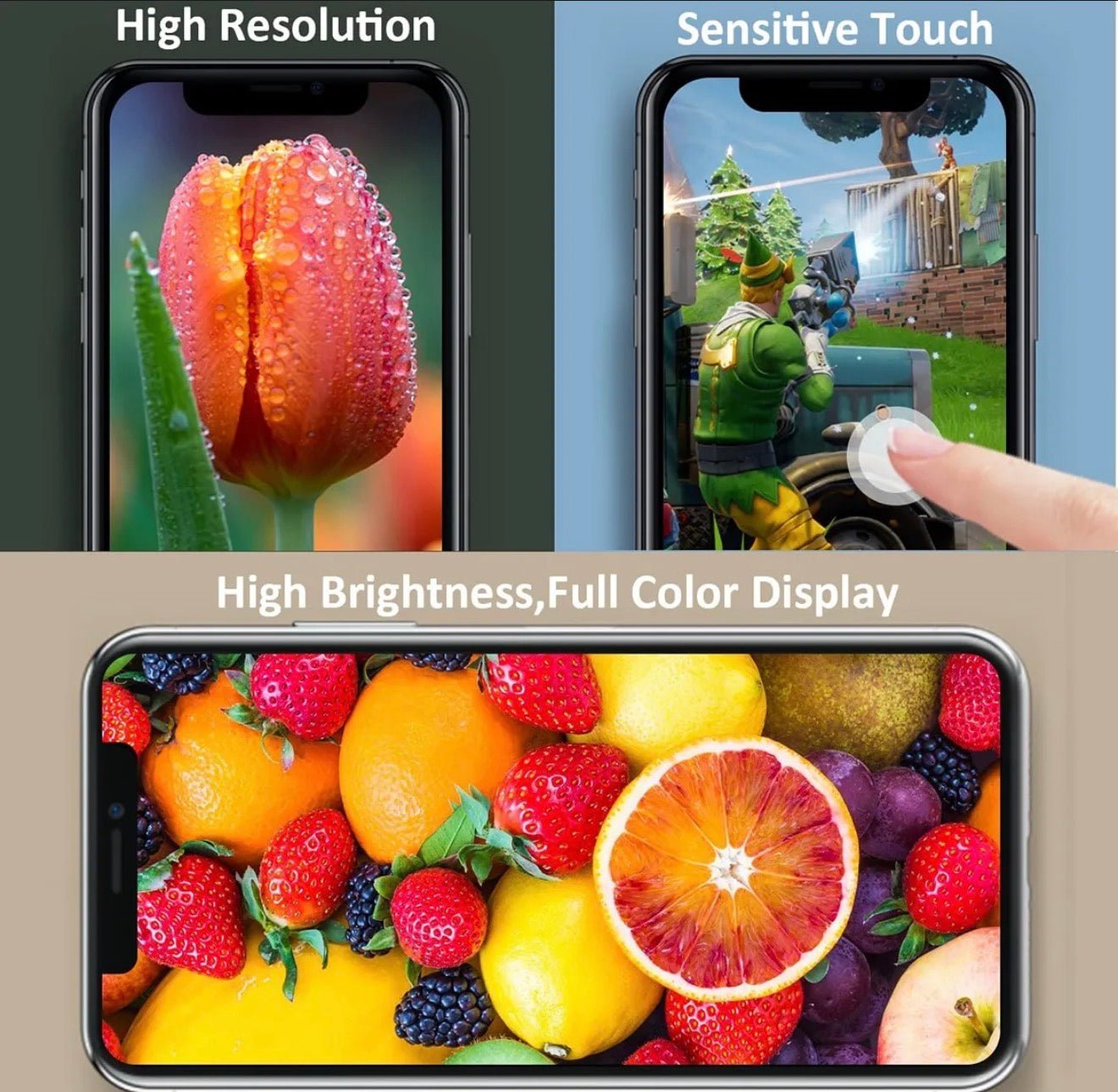 Pantalla Completa iPhone XR Amoled GX con Imagen Superior Premium - Tecnomundointl