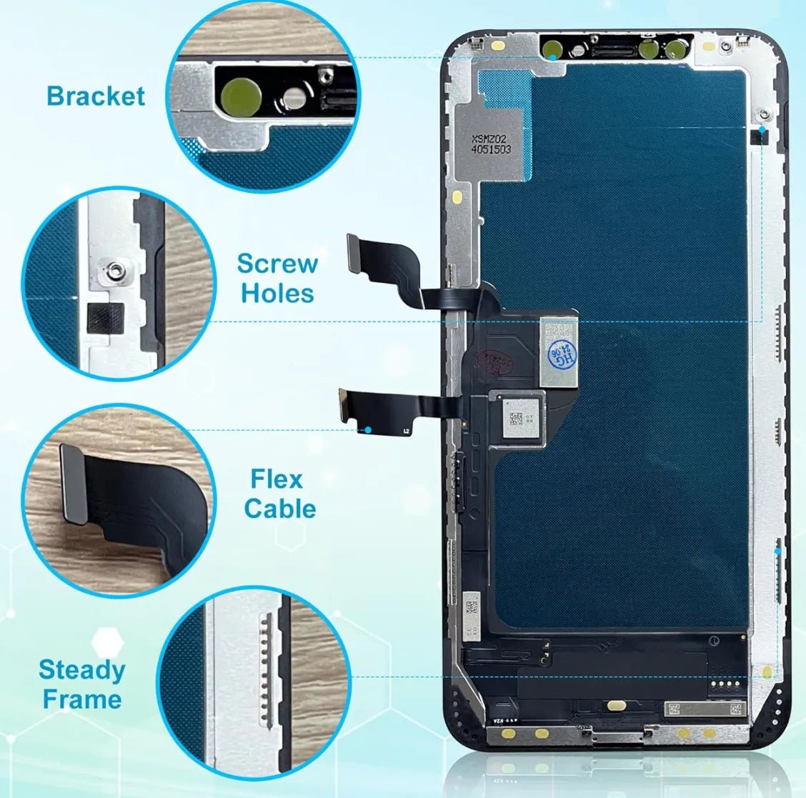 Pantalla Táctil Para Iphone Xs Max Módulo Completo Incell Negro - Tecnomundointl